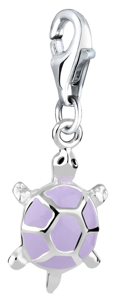 Nenalina 714097-001 tortoise charm pendant made of 925 sterling silver. Fits all common charm systems.