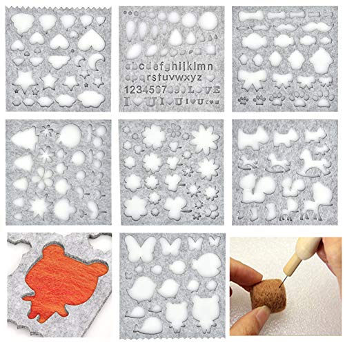 3 Felting+Applique+Template+Beginner+Embroidery