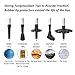 Spofine Trekking Poles, 2 Pack Collapsible Hiking Poles, Folding Walking Sticks, Lightweight Aluminum 7075 Hiking Sticks with Cork Grip, Adjustable Quick Lock Climbing Sticks