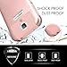 S4 Case, Galaxy S4 Case, Hinpia Samsung Galaxy S4 Case 2in1 Slim Fit Hard Impact Hybrid Dual Layer Shockproof Bumper Case Cover for Samsung Galaxy S4 - Rose Gold/Rose Gold