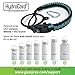Gearproz HydroCord 1.0 Handle with Wide Mouth Ring and Carabiner, Compatible with 12-64 oz Water Bottles, Hydroflask 1.0, Iron Flask, Thermoflask & Wide Mouth 2.28