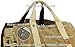 INNO STAGE Firewood Log Carrier Tote Bag with Super Strong Double Straps for Reinforce, 16oz Waxed Canvas Heavy Duty & Long Lasting for Wood Hay Hauling for Fireplace or Outdoor Camping-Khaki Color