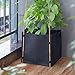 ORZ 15 Gallon Square Grow Bag Enhanced Version, 3 Pack Planter Pot with Trellis Supporting Ring – Blackthumb 4