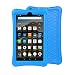 BMOUO Silicone Case for All-New Amazon Fire 7 Tablet (7th and 9th Gen, 2017 and 2019 Release) - Anti Slip Shockproof Light Weight Protective Cover for Fire 7 2019/2017, Blue primary