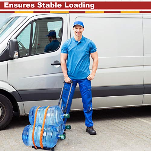 Bungee Cord, 80" Flat Adjustable Bungee Cords 4 Pack Bungee Straps with Adjustable Length Metal Buckle & Hooks for Hand Carts, Heavy Duty Cargo, Luggage Rack, Camping, Gardening, Clothesline