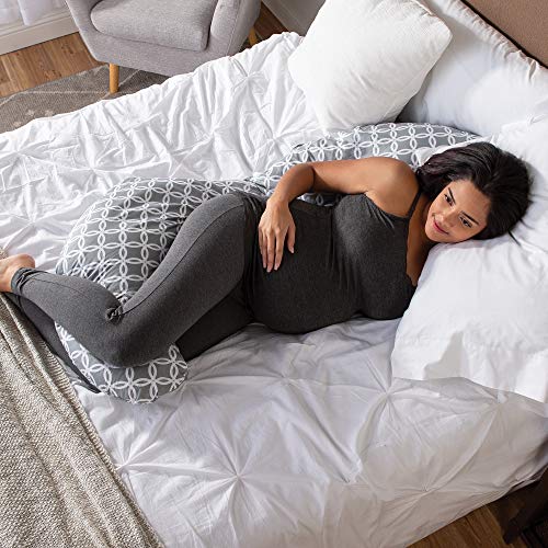 Boppy Total Body Pregnancy Pillow with Removable, Breathable Pillow