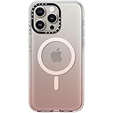 CASETiFY Clear iPhone 15 Pro Max Case [Not Yellowing / 6.6 ft. 3X Military Grade Drop Protection/Compatible with Magsafe] - Pink Ombre