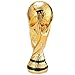 2018 FIFA World Cup Soccer Fans Souvenirs - World Cup Trophy Replica（8 Inch）& Trophy Keychain & World Cup Wallet