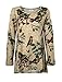 LaVieLente Ultra Soft Long Sleeve Jersey Knit top with hi-Low Design and Oversized fit in Dinosaur and Other Patterns