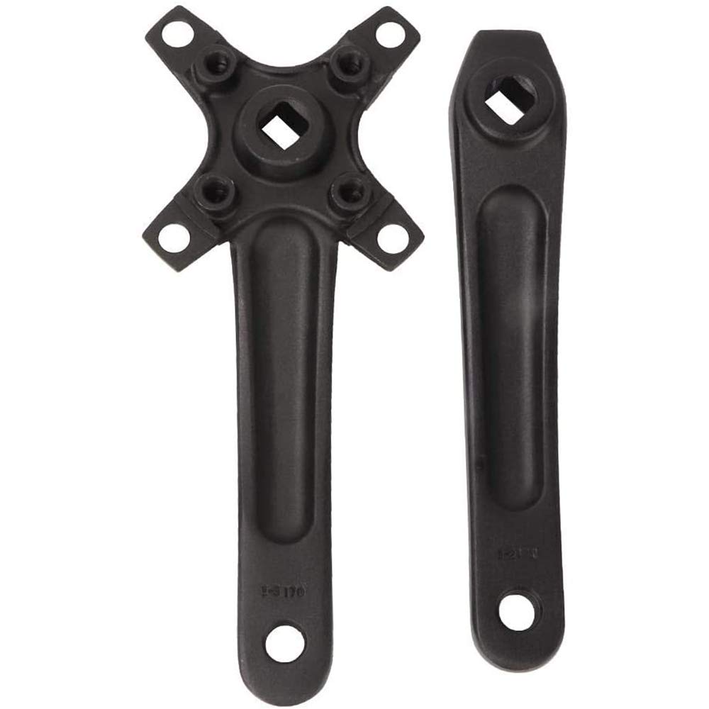 ANCLLO 2Pcs Aluminium Alloy Left and Right Mountain Bike Cranks Bicycle Accessories 170mm