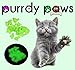 Purrdy Paws Soft Nail Caps for Cat Claws Green Glow in The Dark Medium