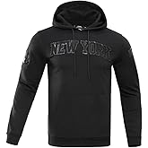 Black New York Knicks Triple Zip Hoodie by Pro Standard