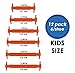 Kicks Kids Orange - Tieless Elastic Silicone No Tie Shoelaces