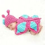 FEITONG Baby Girls Boy Newborn 0-9 Month Knit Crochet Minnie Clothes Photo Prop Outfits (4)