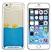 Yoption Liquid Case for iPhone 6 6s 4.7,Clear Cute Creative Design Liquid Floating Rubber Duck Hard Case Cover for iPhone 6 6s 4.7(Two Ducks)