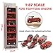JQGT 6 in 1 Pocket Fire Engine Truck Rescue Vehicle Toy Play Set for Kids Toddlers Mini Action Fire Truck Toy