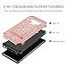 BENTOBEN Glitter Protective Case with Kickstand for Samsung Galaxy Note 9 Rose Gold/Pink