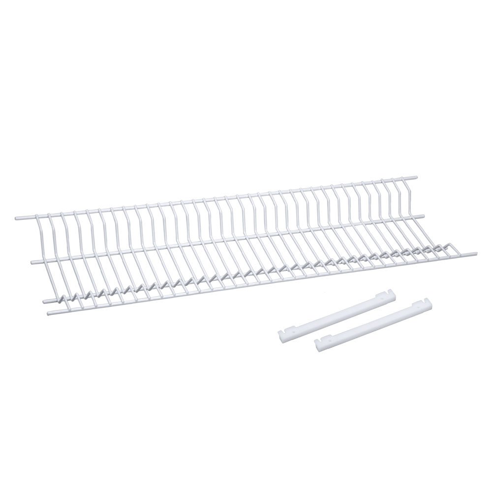 Sauvic White Metal Dish Rack 65cm