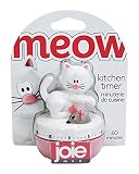 HIC Harold Import Co. 12444-HIC Joie Color May Vary Meow Cat Theme 60-Minute Kitchen Timer Home Decor Products