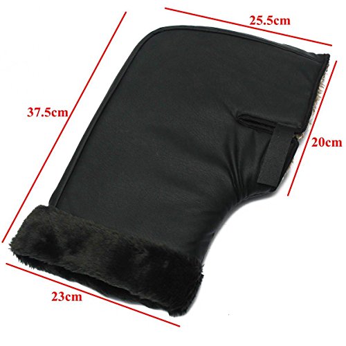Audew Scooter Gloves, One Pair Waterproof Motorcycle Grip Handlebar Muff Winter Warmer Thermal Cover Glove