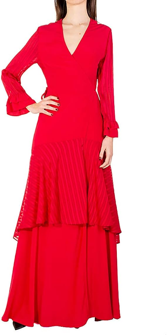 pinko red dress