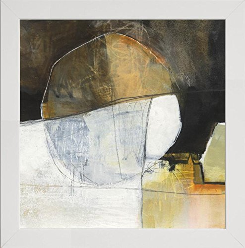 Frame Company Watson Range Abstract Pebble III by Jane Davies, Photo Frame - A4, White