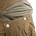 Khaki Uv 50+ Protection Outdoor Multifunctional Flap Hat Neck Protection Cap with Removable Sun Shield and Mask Perfect for Fishing Hiking Garden Work Activities