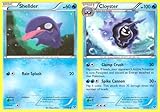 Shellder and Cloyster - Rare Pokemon Card Evolution Set (XY #31/146 and #32/146)