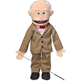 25" Pops, Peach Grandfather, Full Body, Ventriloquist Style Puppet