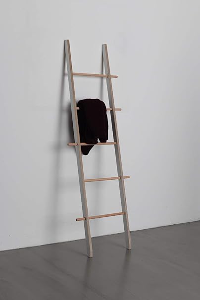 Tidyboy LOLA Weiss | hochwertige Designer Kleiderleiter aus Massivholz | Edel verarbeitet| 100% Handmade in Berlin | Handtuch