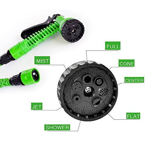 Deluxe 50 Feet Expandable Flexible Garden Water Hose w/ Spray Nozzle - Thumbnail 3
