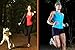 LED Headlamp Flashlight by SmarterLife - Ideal Running Lights for Runners with 6 White & Red Light Modes - Headlamps for Adults, Kids, Hiking, Camping - Only 1.5.Oz & Uses 1 Battery (Hot Pink)