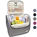 Airlab Travel Hanging Toiletry Bag for men and women, Large Toiletries Organizer, Make up, Cosmetic bag with Handle and Hook, Travel Organizer, Grey