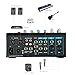Tenuto Tech Portable Compact Mixer Audio Mixer Analog Mixer 6-Channel Profossional Analog Mixer Console With 3 Band EQ, 48V, DSP Effects MP3/USB/SD Card Playback & Recording System (6 channel)