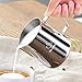Milk Frothing Pitcher -Stainless Steel Measurements On Side Milk Pitcher With Latt Art Pen (14oz)