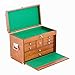 TRINITY TWM-3501 Wood Toolbox, Brown
