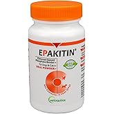 Vetoquinol Epakitin Chitosan Kidney Support Powder for Cats and Dogs, 60 g | Renal Support Supplement for Kidney Health, Chitosan-Based Phosphate Binder for Cats and Dogs, Soy Protein-Based Powder