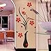 Canserin Clearance DIY 3D Vase Flower Tree Crystal Wall Stickers (A)