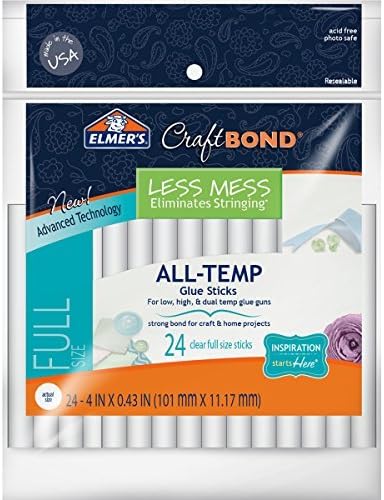 Elmers Less Mess Glue Sticks 4-Inch Pack/24 by Elmers