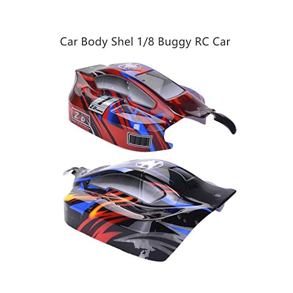 HSKB RC Buggy Body Cover Shell Fall RC Brushless Motor Körper Shell Oberkörper Case Abdeckung Baldachin Car Body Shell… – Bild 3