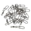 YOGAYET-Fishing-Ball-Bearing-Barrel-Swivel-with-Duo-lock-Snaps-Stainless-Steel-Solid-Rings-Fishing-Line-to-Hook-Clip-Connector-Pack-of-20 YOGAYET-Fishing-Ball-Bearing-Barrel-Swivel-with-Duo-lock-Snaps-Stainless-Steel-Solid-Rings-Fishing-Line-to-Hook-Clip-Connector-Pack-of-20
