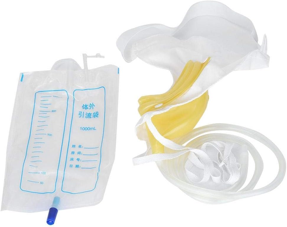 Urine Catheter Bags, Silicone Urine Collector Wearable Urinal System