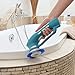 Metapo Power Scrubber PS300 with 2 Super High Capacity 2100mAH Batteries, 5 Brushes and 1 Scouring Pad for Bathroom, Shower, Kitchen and BBQ Grill