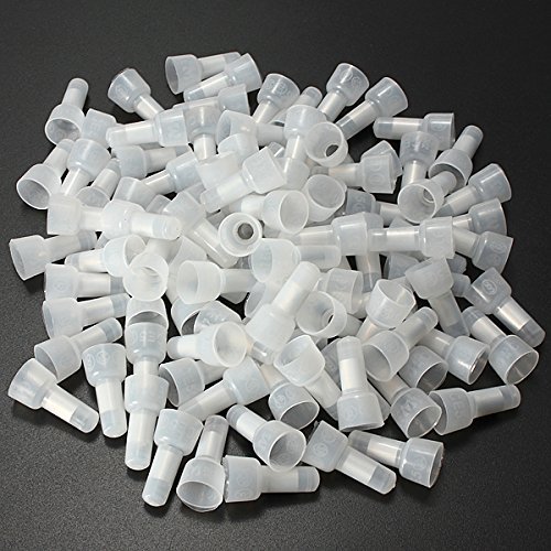 200pcs AWG Wire Connector Terminal 22-16 16-14 12-10 Closed End Crimp