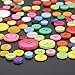 Outus 300 Pieces Assorted Colors Resin Buttons 2 and 4 Holes Round Craft Buttons with Plastic Storage Box for Sewing DIY Crafts
