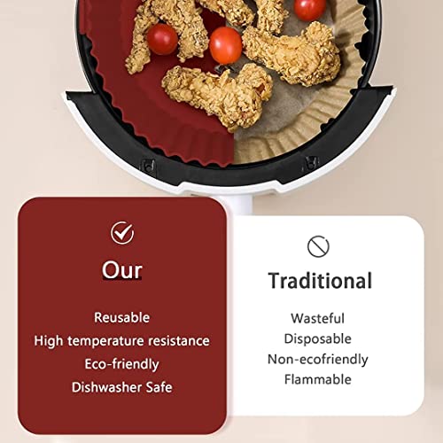 4Pack Air Fryer Silicone Pot Food Safe Air fryers Oven Accessories