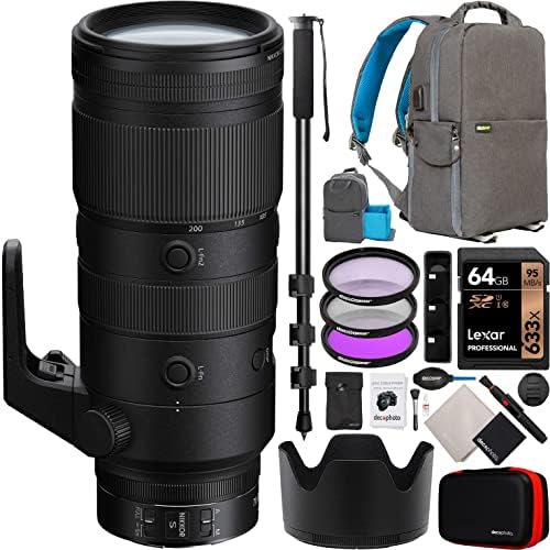 Nikon NIKKOR Z 70200mm f/2.8 VR S Telephoto Zoom Lens for Z Mount