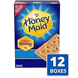 Honey Maid Graham Crackers, 14.4 Oz (Pack Of 12) | Great for s'mores & Camping