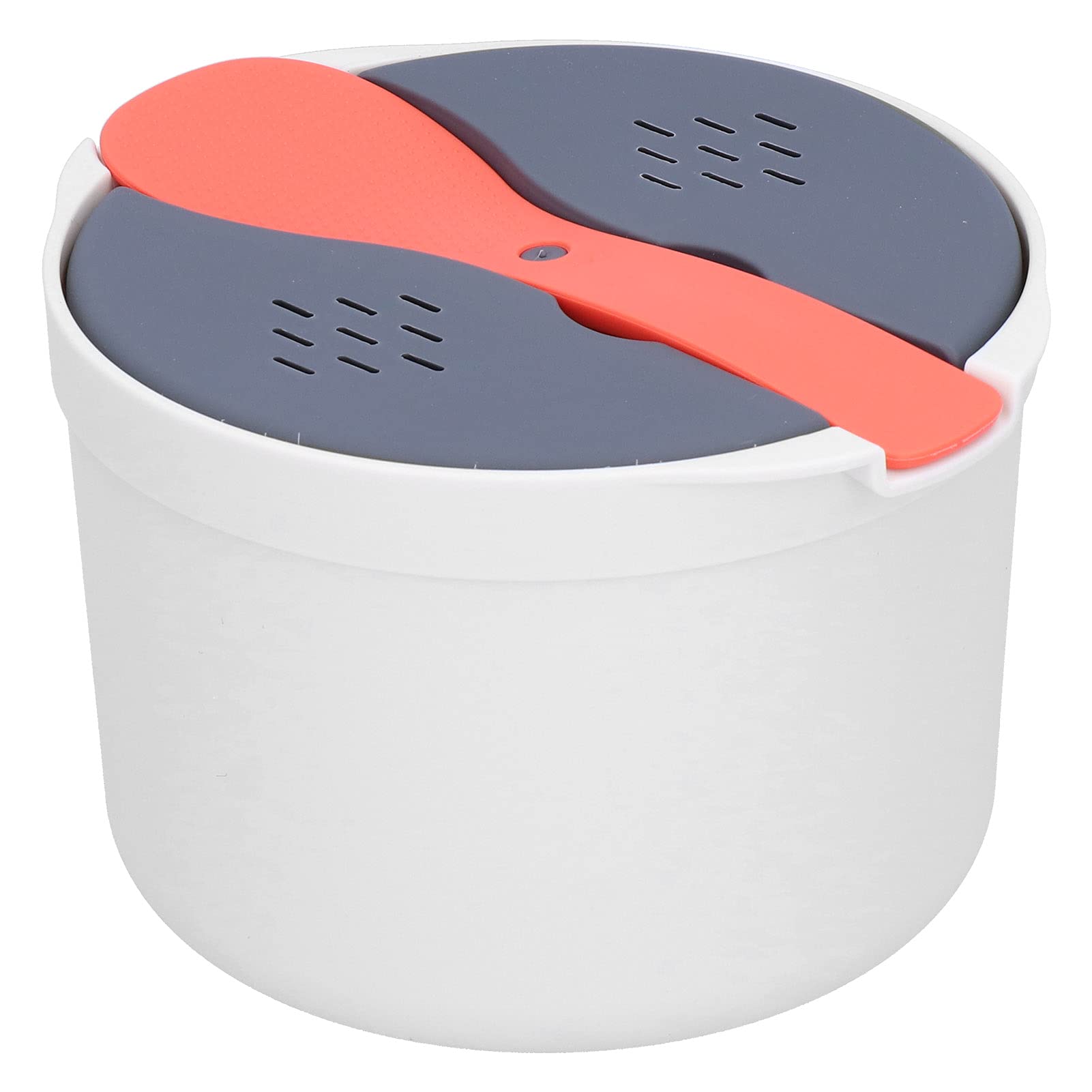 Microwave Rice Cooker,Microwave Rice and Pasta Cooker with Rice Spoon Easy Cooking or Reheating Set