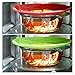 2Pcs Spill Stopper Lid Cover, Boil Over Safeguard, 10.2 inch Silicone Spill Stopper Pot Pan Lid, Multi-Function Cooking Tool, Kitchen Gadgets, for Cooking Cover, Parents, Friends, Green& Red